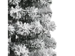 vidaXL Künstlicher Weihnachtsbaum Klappbar Beschneit 150 cm Modell 4