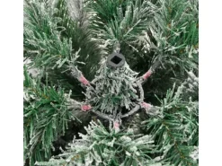 vidaXL Künstlicher Weihnachtsbaum Klappbar Beschneit 150 cm Modell 4