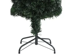 vidaXL Künstlicher Weihnachtsbaum Schlank mit Ständer 240 cm Glasfaser