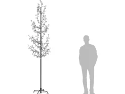 vidaXL LED-Baum mit Kirschblüten Warmweiß 368 LEDs 300 cm