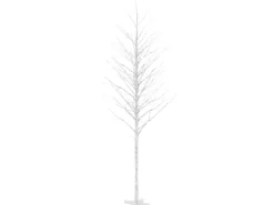 vidaXL LED-Birke Warmweiß 672 LEDs 400 cm