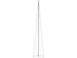 vidaXL LED-Weihnachtsbaum Kegelform Blau 752 LEDs Dekoration 160x500 cm