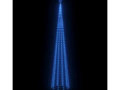 vidaXL LED-Weihnachtsbaum Kegelform Blau 752 LEDs Dekoration 160x500 cm