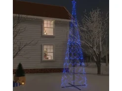 vidaXL LED-Weihnachtsbaum Kegelform Blau 3000 LEDs 230x800 cm