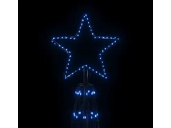 vidaXL LED-Weihnachtsbaum Kegelform Blau 3000 LEDs 230x800 cm