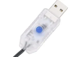 vidaXL LED-Weihnachtsbaum mit Erdnägeln Warmweiß 310 LEDs 300 cm