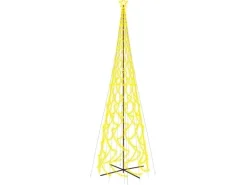 vidaXL LED-Weihnachtsbaum Kegelform Warmweiß 3000 LEDs 230x800 cm