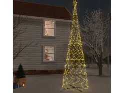 vidaXL LED-Weihnachtsbaum Kegelform Warmweiß 3000 LEDs 230x800 cm