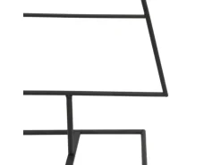 vidaXL Metall-Weihnachtsbaum Deko Schwarz 60 cm Modell 1