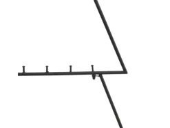 vidaXL Metall-Weihnachtsbaum für Dekorationen Schwarz 90 cm Modell 1