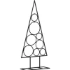 vidaXL Metall-Weihnachtsbaum Deko Schwarz 60 cm Modell 3