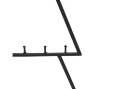 vidaXL Metall-Weihnachtsbaum Deko Schwarz 60 cm Modell 4