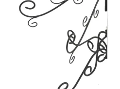 vidaXL Metall-Weihnachtsbaum für Dekorationen Schwarz 180 cm