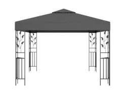 vidaXL Pavillon mit LED-Lichterkette 3x3 m Anthrazit Modell 1