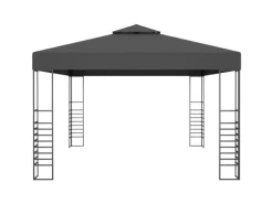 vidaXL Pavillon mit LED-Lichterkette 3x4 m Anthrazit Modell 1