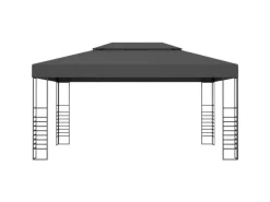 vidaXL Pavillon mit LED-Lichterkette 3x4 m Anthrazit Modell 1