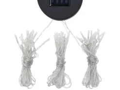 vidaXL Pavillon mit Vorhängen & LED-Lichterkette 4x3 m Taupe