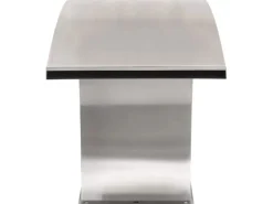 vidaXL Pool-Wasserfall mit LEDs Edelstahl 30x60x45 cm