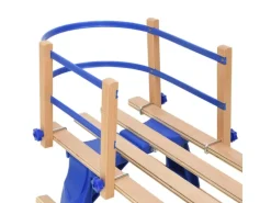 vidaXL Rückenlehne für Schlitten Blau Sperrholz