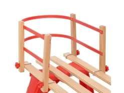 vidaXL Rückenlehne für Schlitten Rot Sperrholz