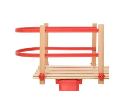 vidaXL Rückenlehne für Schlitten Rot Sperrholz