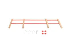 vidaXL Rückenlehne für Schlitten Rot Sperrholz