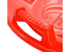 vidaXL Rundschlitten Rot 66,5 cm PP