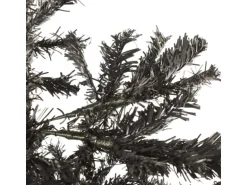 vidaXL Schlanker Weihnachtsbaum Schwarz 210 cm