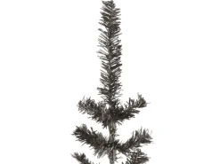 vidaXL Schlanker Weihnachtsbaum Schwarz 240 cm