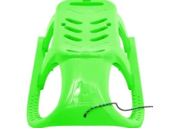 vidaXL Schlitten für Kinder Grün 102,5x40x23 cm Polypropylen