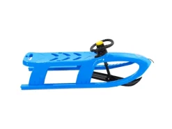 vidaXL Schlitten mit Lenkrad Blau 102,5x40x23 cm Polypropylen