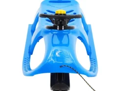 vidaXL Schlitten mit Lenkrad Blau 102,5x40x23 cm Polypropylen