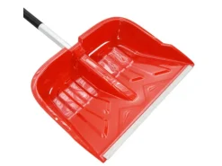 vidaXL Schneeschaufel Rot 136 cm Aluminium