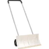 vidaXL Schneeschieber mit Teleskopgriff Silbern 61 cm Stahl