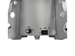 vidaXL Schneiender Weihnachtsbaum mit Schirmfuß Weiß 190 cm