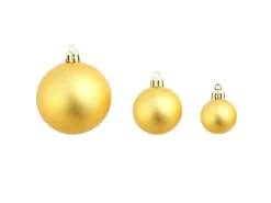 vidaXL 100-tlg. Weihnachtskugel-Set 3/4/6 cm Golden