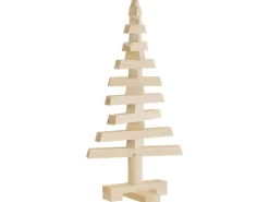 vidaXL Weihnachtsbaum Holz Zum Schmücken 60 cm Massivholz Kiefer