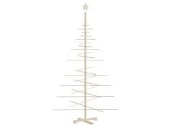 vidaXL Weihnachtsbaum Holz Zum Schmücken 180 cm Massivholz Kiefer