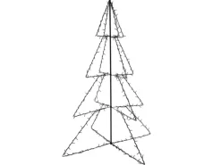 vidaXL Weihnachtsbaum in Kegelform 240 LEDs Innen und Außen 115x150 cm