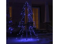 vidaXL Weihnachtsbaum Kegelform 160 LEDs Indoor Outdoor 78x120 cm Modell 2