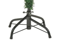 vidaXL Weihnachtsbaum mit LEDs   Kiefernzapfen Grün 150 cm PVC   PE Modell 2