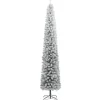 vidaXL Weihnachtsbaum Schlank mit Ständer Beschneit 300 cm PVC