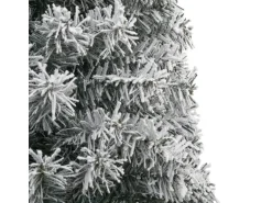 vidaXL Weihnachtsbaum Schlank mit Ständer Beschneit 300 cm PVC