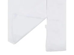 vidaXL Weihnachtsbaumdecke Weiß 150 cm Kunstpelz