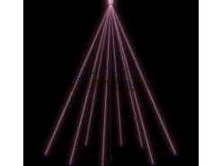 vidaXL Weihnachtsbaum-Lichterkette Indoor Outdoor 1300 LEDs Bunt 8 m