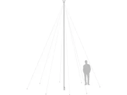 vidaXL Weihnachtsbaum-Lichterkette Indoor Outdoor 1300 LEDs Bunt 8 m