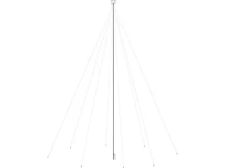 vidaXL Weihnachtsbaum-Lichterkette Indoor Outdoor 1300 LEDs Blau 8 m