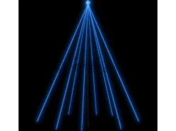 vidaXL Weihnachtsbaum-Lichterkette Indoor Outdoor 1300 LEDs Blau 8 m