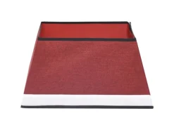 vidaXL Weihnachtsbaumrock Rot und Weiß 48x48x25 cm