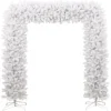 vidaXL Weihnachtsgirlande Weiß 240 cm